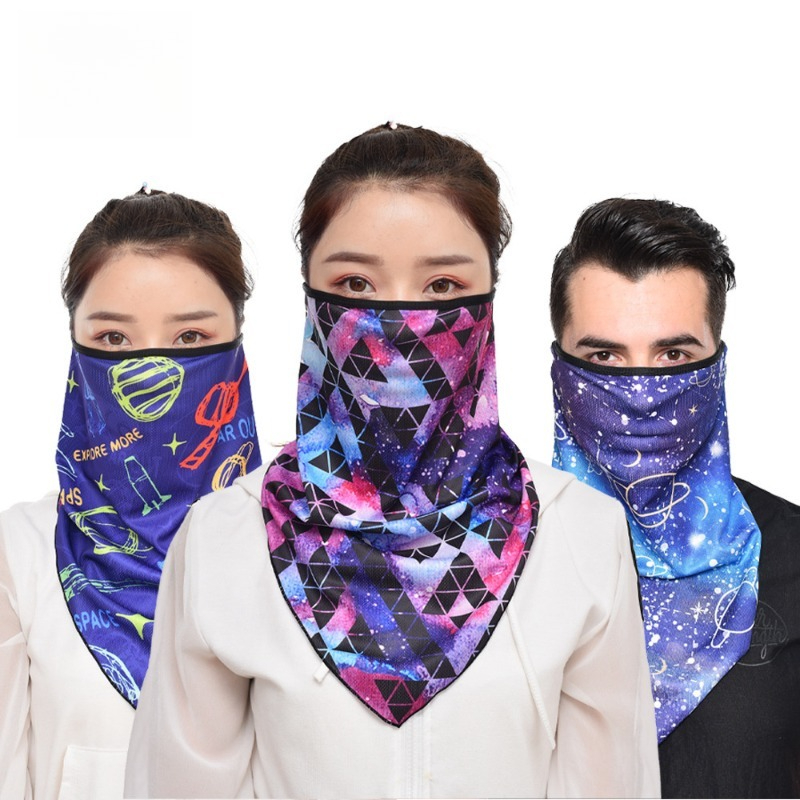 Fishing Mask Sun Protection - Güneşlikli Bisiklet Yüz Maskesi Hızlı Kuruyan