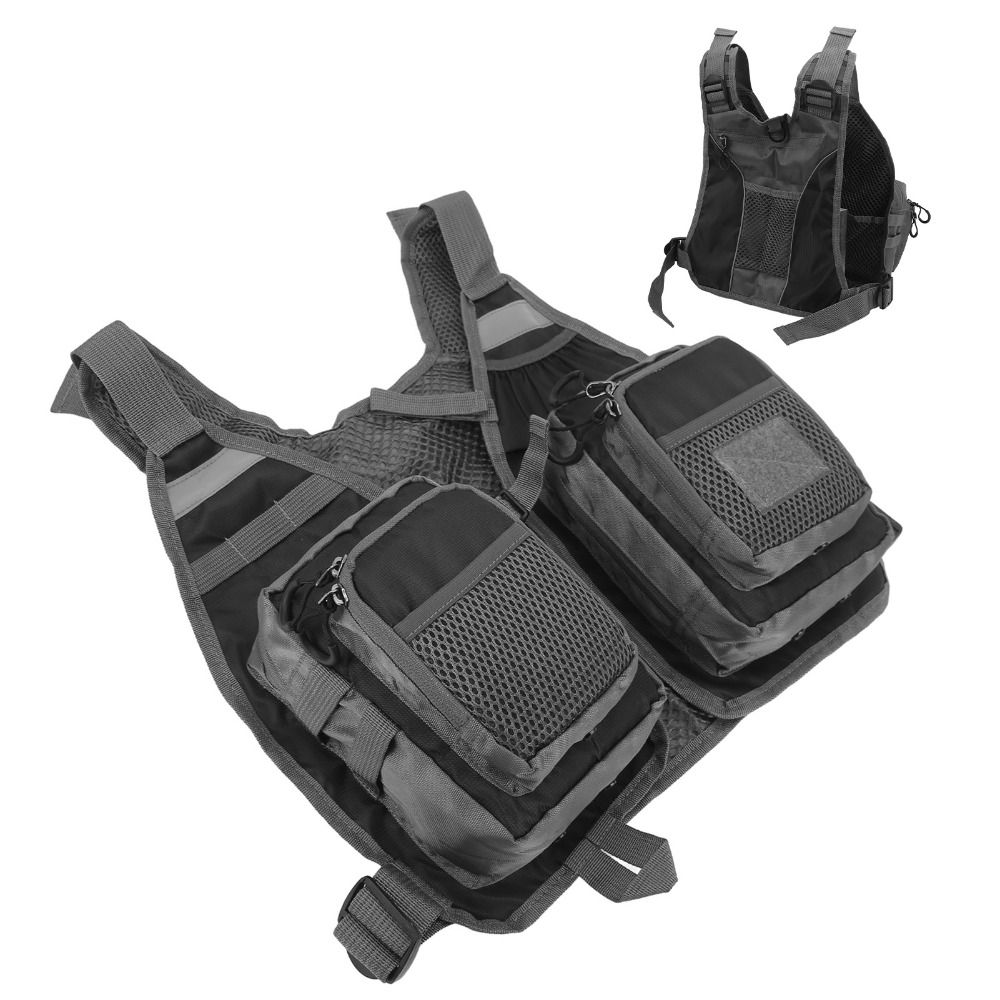 Fishing Vest - Hafif Sinek Balıkçılığı Yeleği Ayarlanabilir Omuz